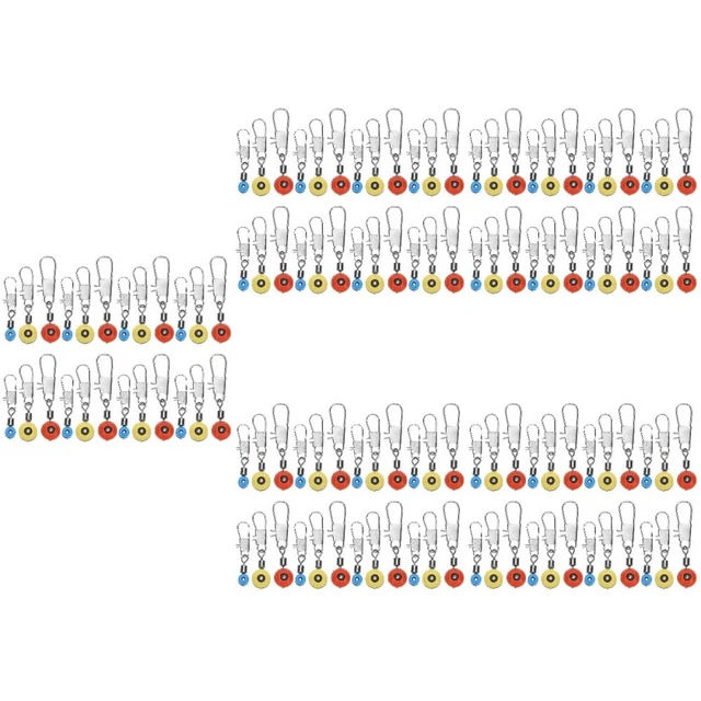 500 Pcs Haricots Spatiaux Kit D'accessoires De Pêche Bague Turnicate