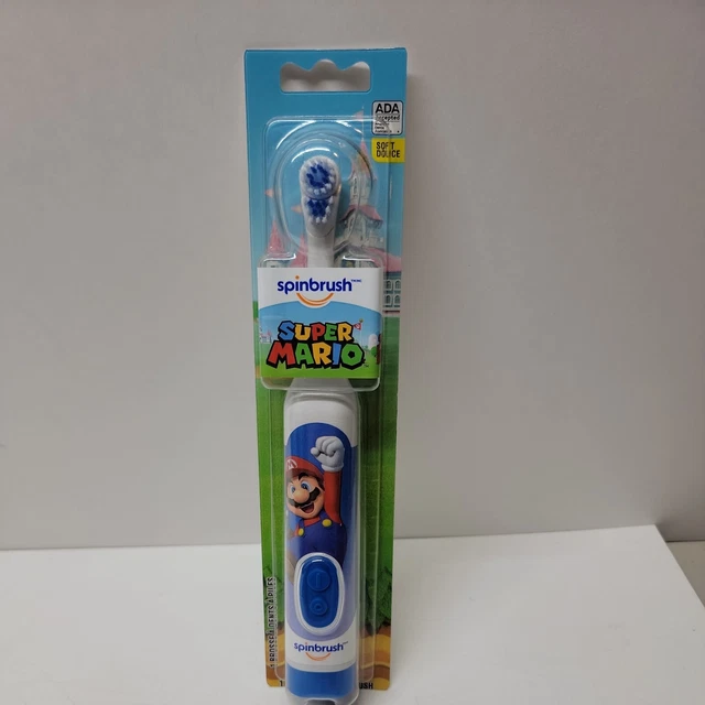 Cepillo de dientes con motor Spinbrush Super Mario. Nuevo