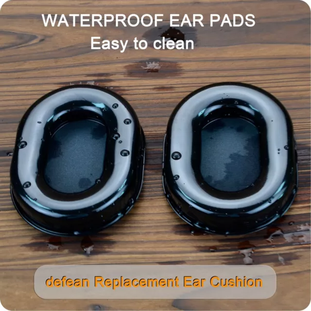2Pcs Replacement Ear Pads Foam Cushion Earpads for Plantronics RIG 800HS Headset