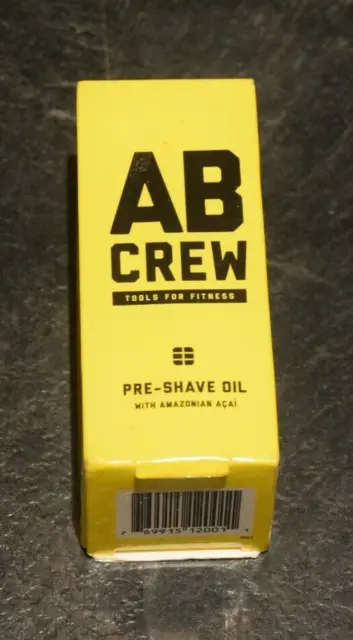 AB CREW Pre-Shave Shaving Oil 60ml NEW BOXED UK Seller ? DISCONTINUED