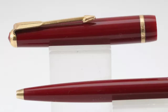 Vintage (c1956) Parker Jotter Duofold MKI Burgundy Ballpoint Pen, GT