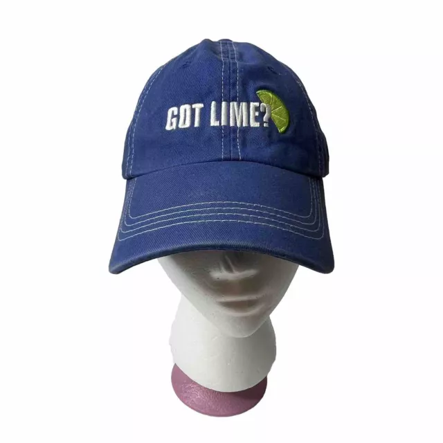 Got Lime? Corona Extra Adjustable Strapback Baseball Hat Cap Blue Outdoor