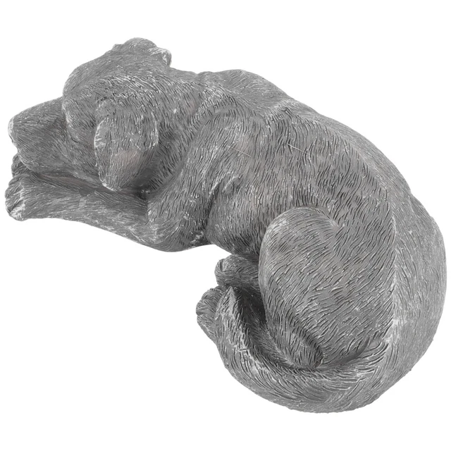 Statua Commemorativa Dell'animale Domestico Resina Lapide Cucciolo Per Cani