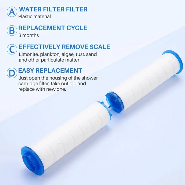 Ducha de 10 piezas para agua dura - rendimiento ducha agua S9H1