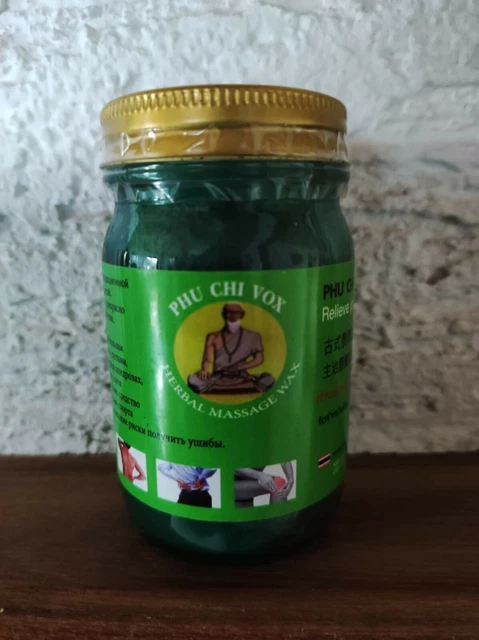 PHU CHI VOX Barleria Thai Balm Massage Balsam Ointment green 100g NEU ...