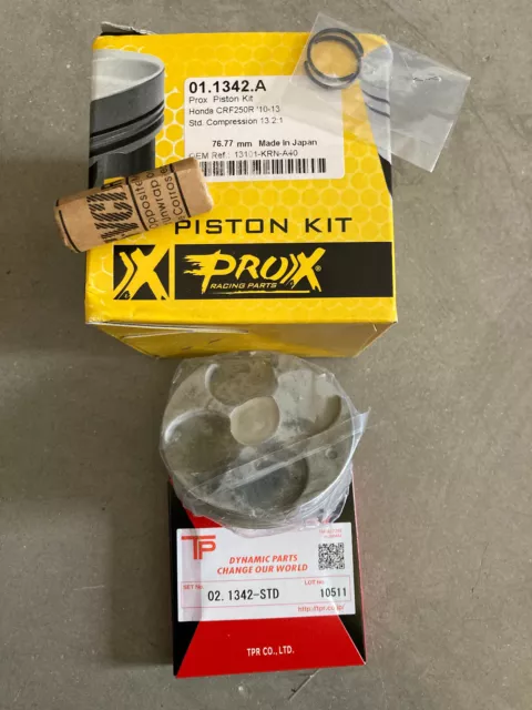 01.1342.A Piston 76,77 Prox Honda CRF250R 10 11 12 13 Piston 2010 2013