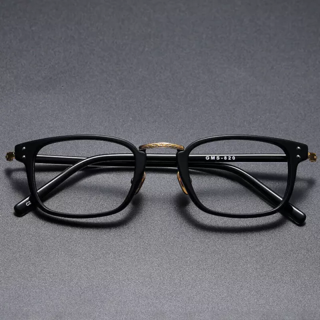 Bespoke Acetate Titanium Reading Glasses 47mm Rectangle Readers 0.5 ~ 6.0 B 3