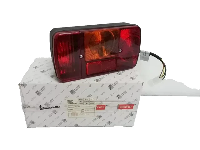 Fanale SIEM Indicatore Di Direzione Freccia Stop Posteriore Sinistro Per APE 50 125 150 175 190 350 400 405 PENTARO' P 401 501 601 V CAR R.O. 100159 127687 - Foto 12