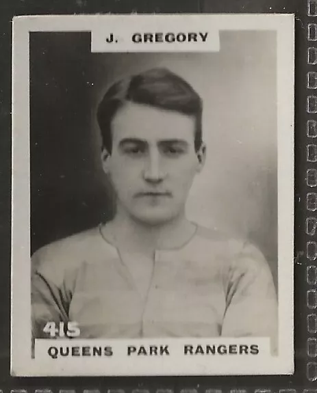 Pinnace Football-Photo Back-#0415- Queens Park Rangers - J. Gregory