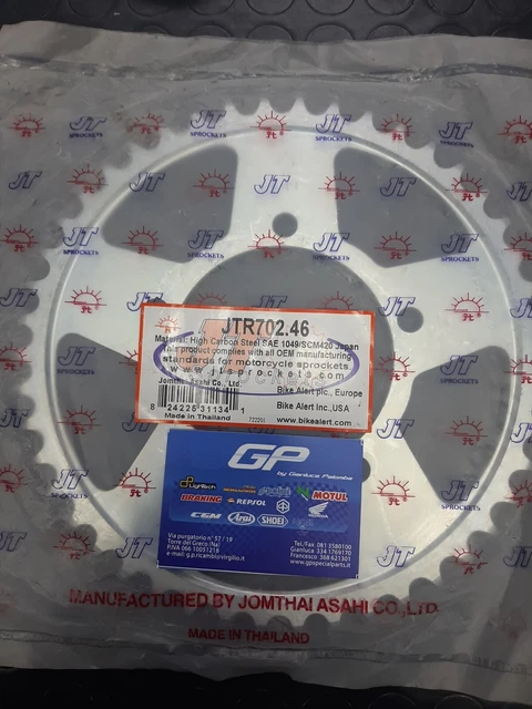 Pignon D'entraînement Aluminium ESJOT 43 Dents Pas 520 Pour Aprilia RSV4 RF 1000 (2015-2017)