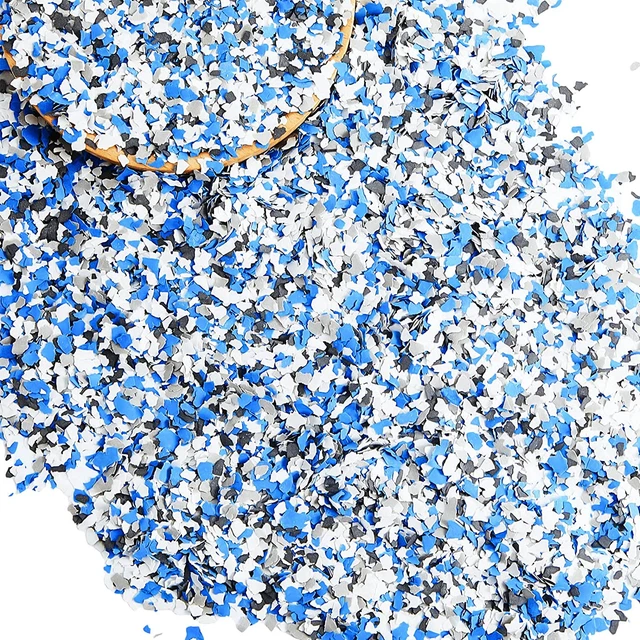 330 G/ 0.72 Lb Decorative Color Chips Epoxy Floor Flakes Garage Floor Paint Flak