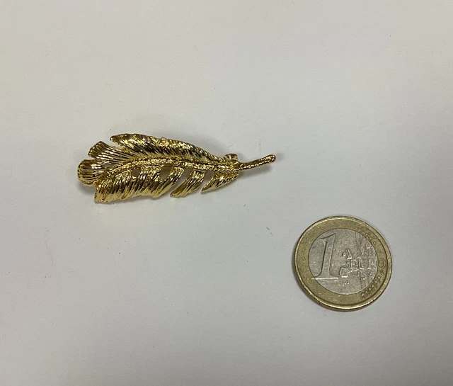 Broche Vintage En Métal Doré - Occasion, Sans Marque - Bijou De Décoration