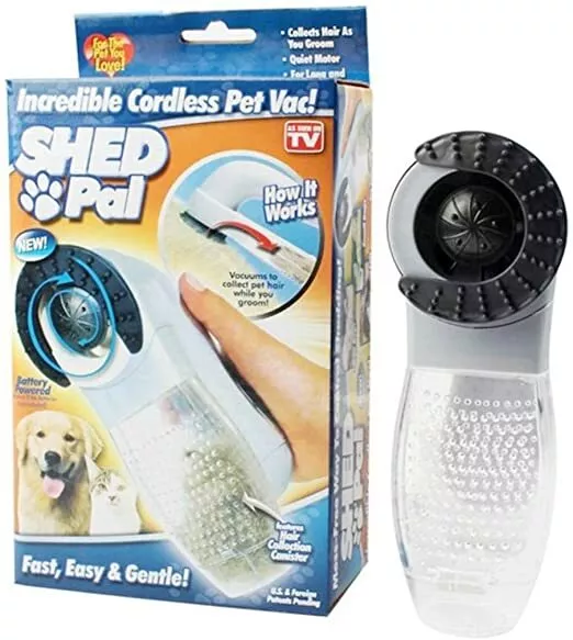 Pet Grooming Dog Cat Hair Brush Fur Remover comb shed pal vacuum clipper trimmer