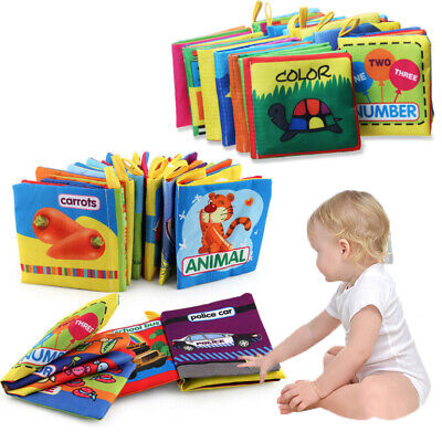 Soft Cloth Book Gift Interactive Books for Newborn Baby Educational Learning Toy