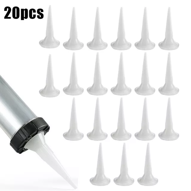 Achieve Strong and Durable Bonding with 20pcs Plastic Structural Glue Nozzle