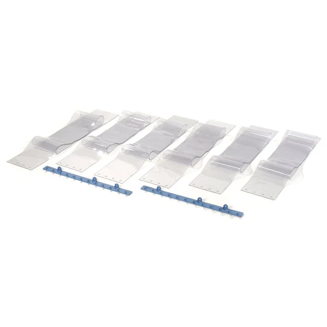 3'W x 7'H Pedestrian Strip Door Curtain Kit