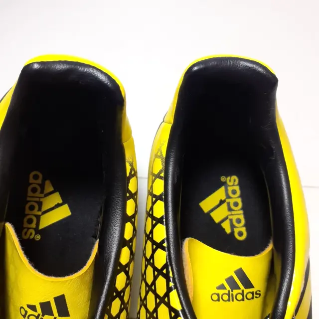 Adidas Incurza elite sG Size 8 Football Boots Yellow & Black Fast Free P&P 3