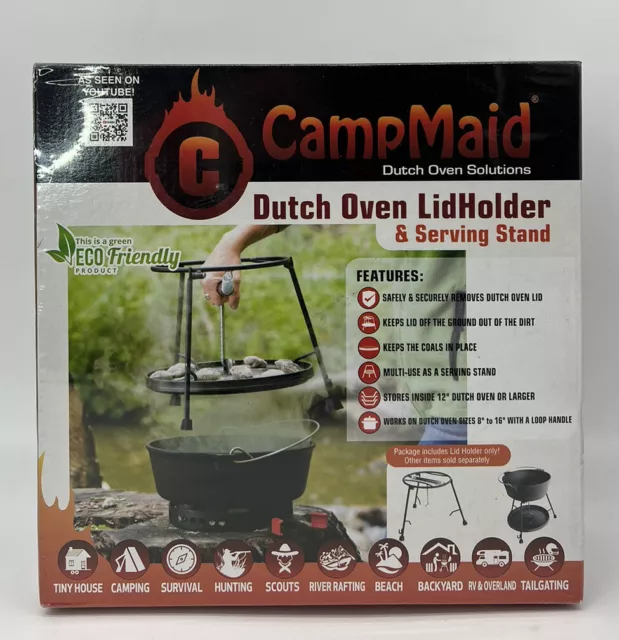 https://www.picclickimg.com/SwIAAOSwGBBlAw92/Camp-Maid-Dutch-Oven-Lid-Holder-Serving.webp