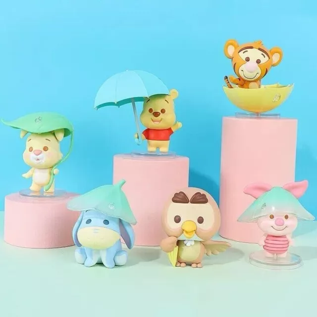 MINISO Winnie The Pooh Series Rainy Season Theme Blind Box Confirmed Figure Toy