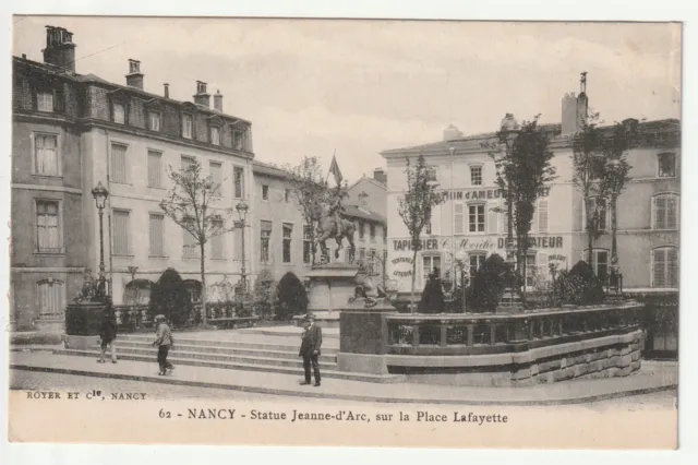 NANCY - Meurthe & Moselle - CPA 54 - Place Lafayette - statue of Joan of Arc
