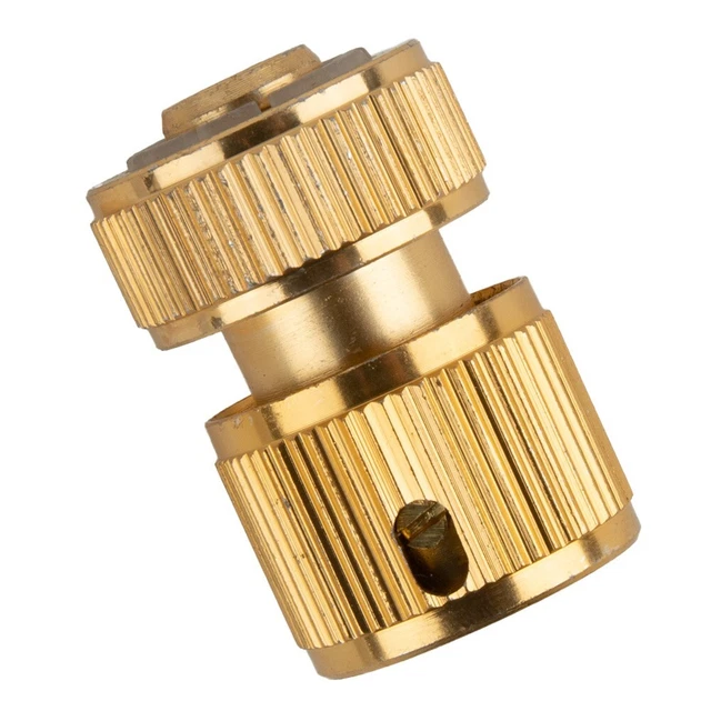 1/2 Garden Brass Hose Connector Watering Water Hose Pipe Tap Adaptor Fitting