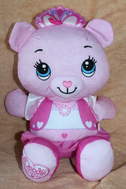 2011 Fisher Price Pink Doodle Bear Plush No Markers or Box