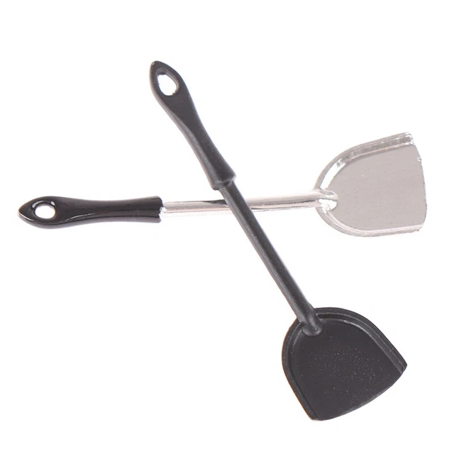 1/12 Dollhouse Miniature Kitchen Shovel Simulation Spatula for Dollhouse Deco LR