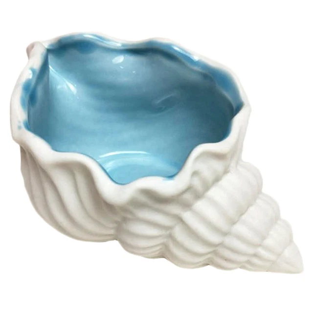 1Pc Keramik Conch Töpfe Topf Pflanzer Dekorative Sukkulenten Vasen