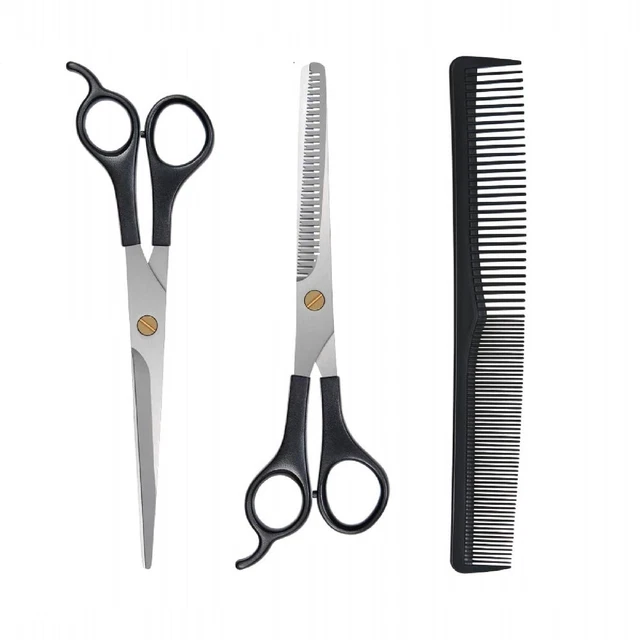 Ciseaux De Coiffure Professionnels En Inox - Taille 6 Pouces Avec Lames Micro-dentées