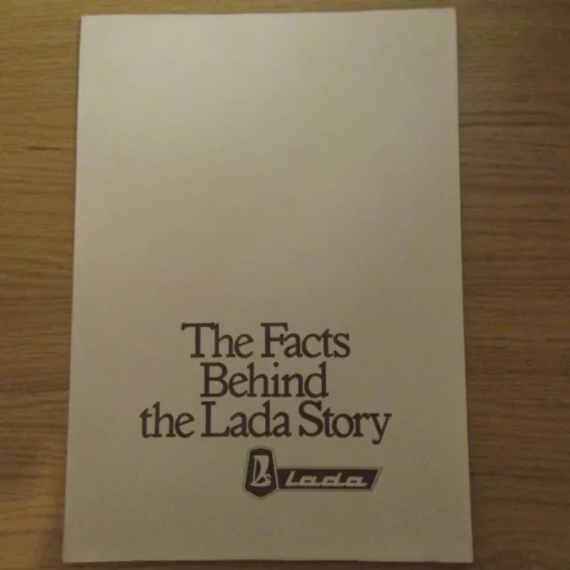 The Facts Behind the LADA Story 1200 1300 ES 1500 Saloon Estate Brochure 1978