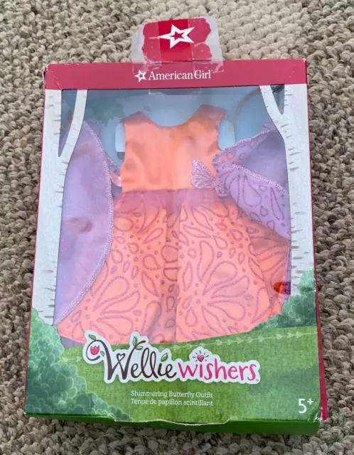 American Girl Wellie Wishers Shimmering Butterfly Outfit Set