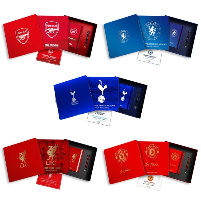 2024 CALENDAR & Diary Musical Gift Box Football Fan Christmas Present