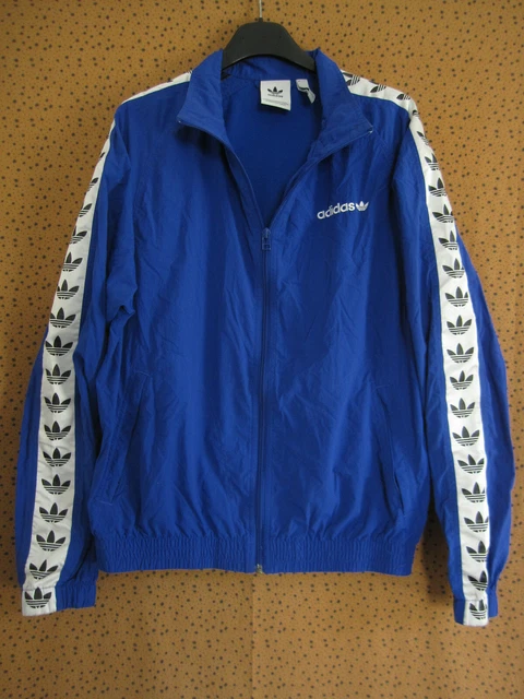VESTE ADIDAS 100 nylon coupe vent Trefoil Bleu Homme Jacket M EUR 34 90 PicClick FR