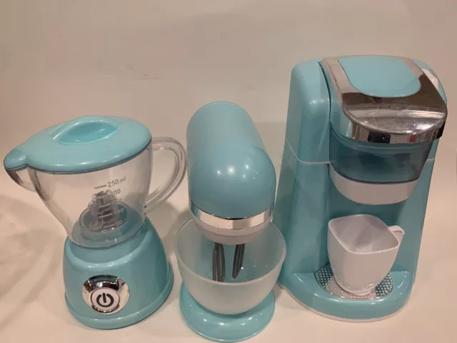 Rare Vintage 80's My First Kitchen Play Appliances Toys Blender Mixer Beater
