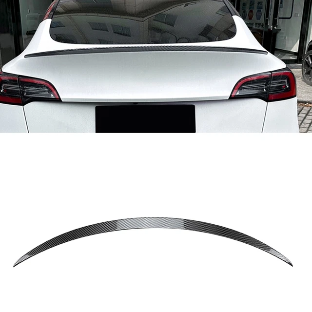 Tesla Model S Tronco In Fibra Di Carbonio Reale Spoiler Wing Model S A Carbon Fiber Trunk Spoiler Wing Model S Accessories