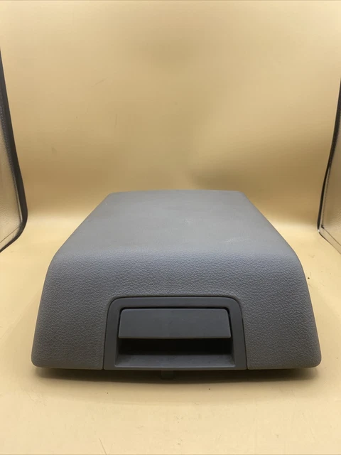 Used OEM Center Floor Console Base With Lid – For 2004-2008 Ford F150 Column Shift – Gray