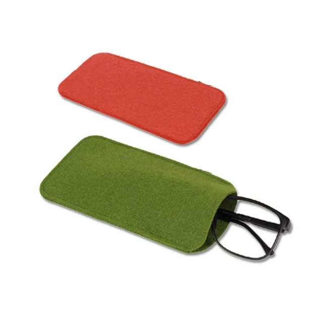 5 piezas caja de almacenamiento para gafas caja de almacenamiento bolsa suave señorita