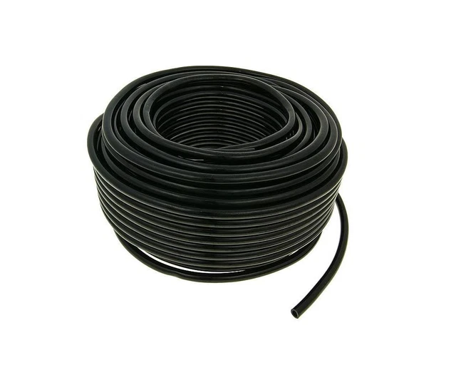 Tuyau de carburant CR 50m noir rouleau - 6x10mm