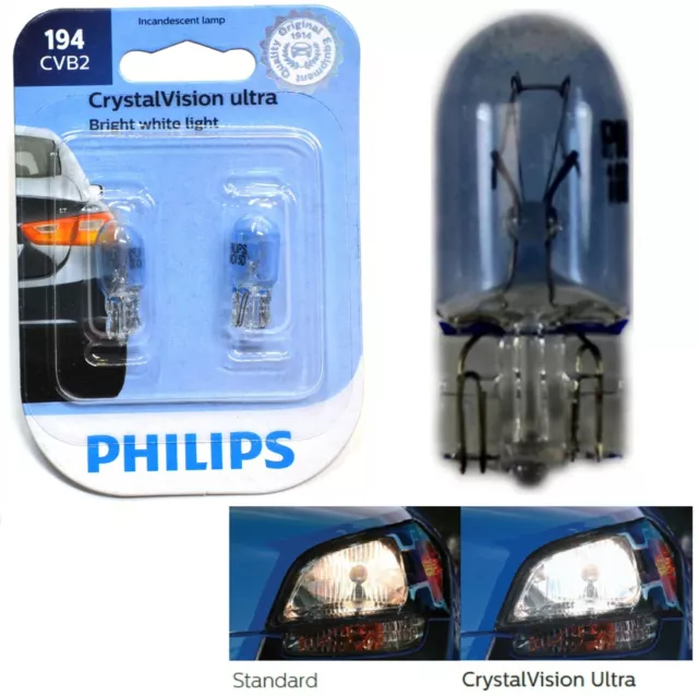 Philips Cristallo Visione Ultra 194 4W Due Lampadine Targa Luce Alogena Lampada