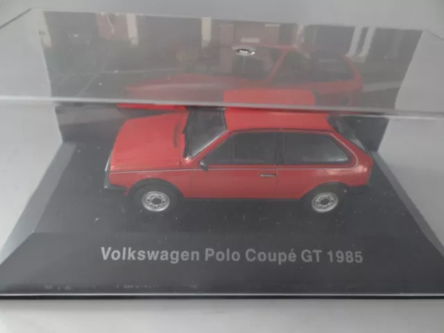 De Agostini Vw Polo Coupe Gt 1985 Rot Modellauto 1:43 Sammler Modell