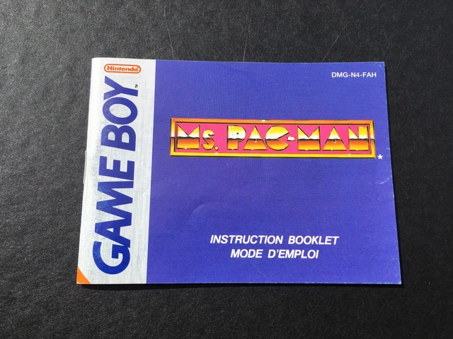 Notice Originale Du Jeu Prince Of Persia Pour Game Boy - Version Française, En Très Bon état