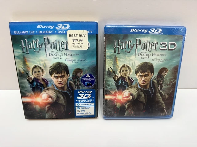 HARRY POTTER AND The Deathly Hallows Part 2 3D Blu-ray With Lenticular ...