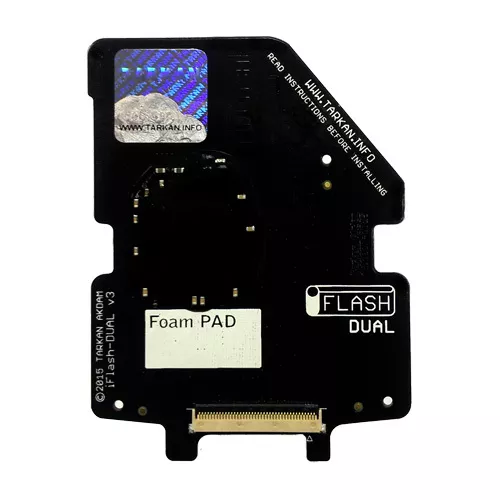 iFlash Dual SD Adapter iPod 5G 6G 7G Video Classic 1x or 2x SD/SDHC/SDXC Cards