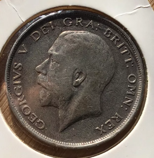 1911 - Half Crown Coin - Silver (.925) George V - Great Coindition ¬ Sp#4011