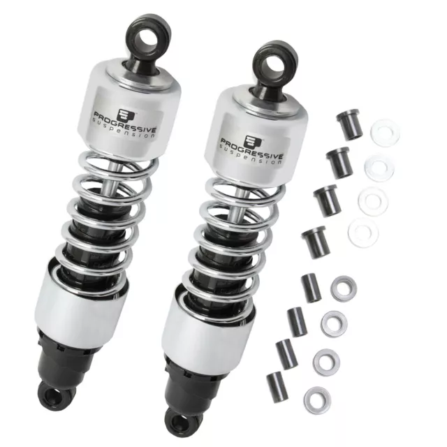 Progressive Suspension 412 Harley Shocks 13.0" Chrome - 412-4072C