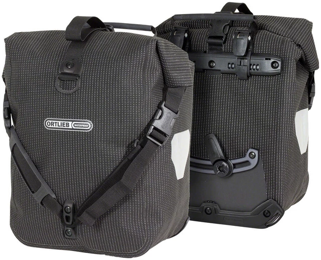 NEW Ortlieb Sport-Roller High Visibility: 25 Liter Pair Black