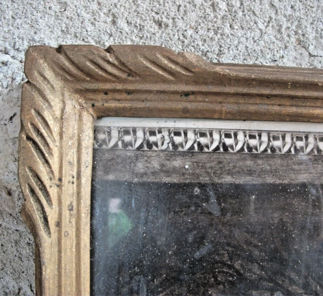 Cadre Années 1920 1930 Doré Montparnasse Feuillure 65 x 50 c