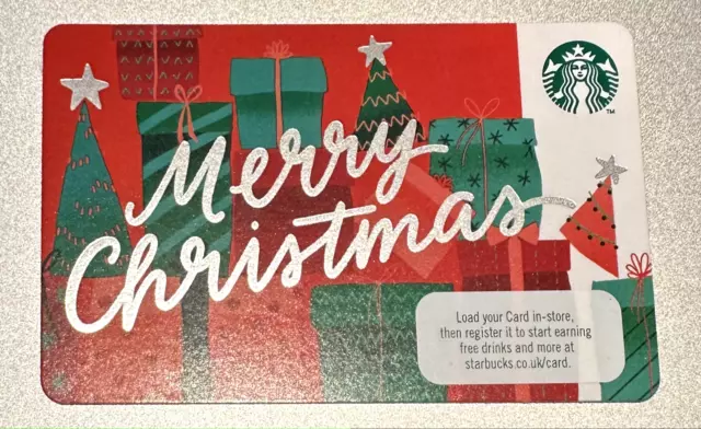 7 x STARBUCKS COFFEE GIFT CARDS UK ISSUE UNUSED - CHRISTMAS BUNDLE JOB LOT
