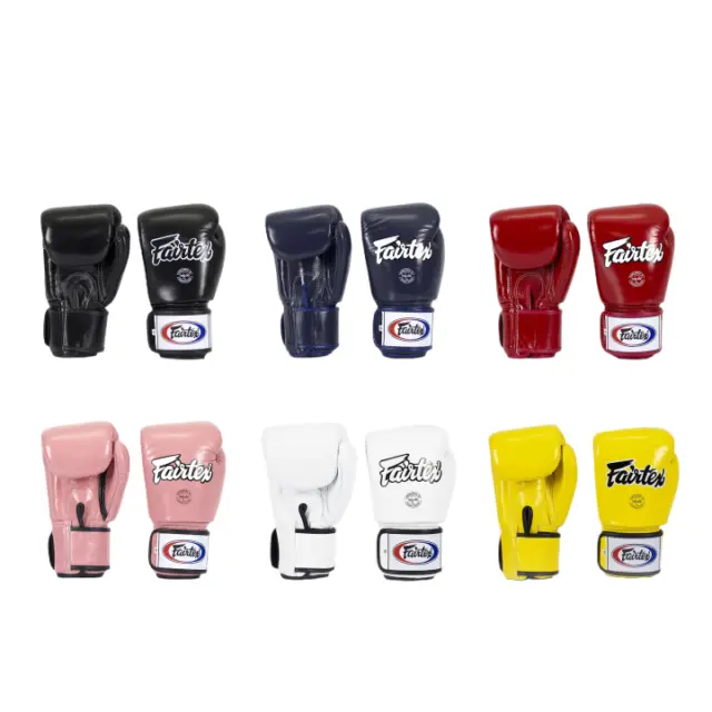 (Free Shipping) Fairtex BGV1 Solid Color Muay Thai Boxing Gloves