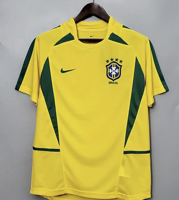 2002 Retro Brazil Soccer Jersey Home-football shirt brazi—classic football shirt